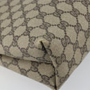 GUCCI GG Supreme Web Sherry Line Tote Bag PVC Beige Gold 53 02 2140 Auth gh1121-16