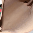 GUCCI GG Supreme Web Sherry Line Tote Bag PVC Beige Gold 53 02 2140 Auth gh1121-11