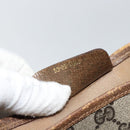 GUCCI GG Supreme Web Sherry Line Tote Bag PVC Beige Gold 53 02 2140 Auth gh1121-12