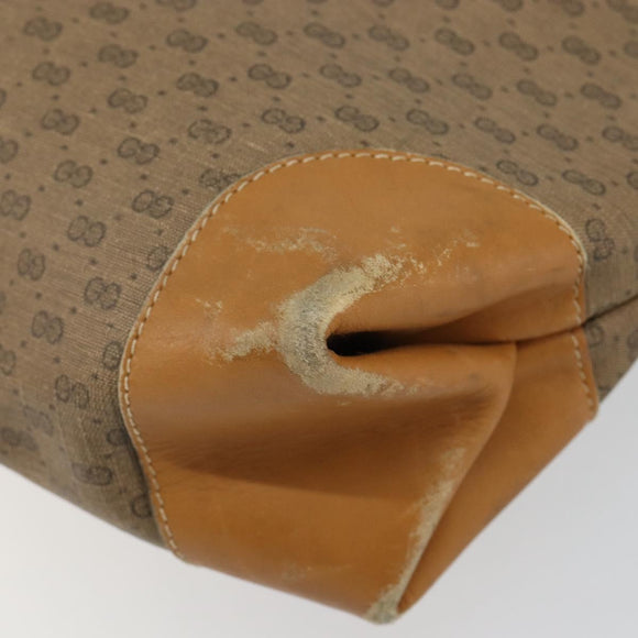 GUCCI Micro GG Supreme Web Sherry Line Bag PVC Beige 002 904 0131 Auth gh1123