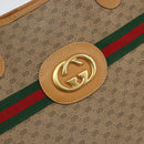 GUCCI Micro GG Supreme Web Sherry Line Bag PVC Beige 002 904 0131 Auth gh1123-17