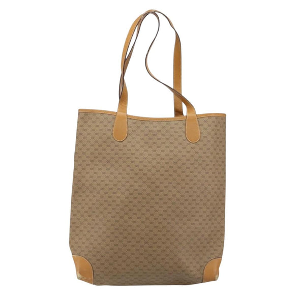 GUCCI Micro GG Supreme Web Sherry Line Bag PVC Beige 002 904 0131 Auth gh1123