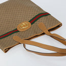 GUCCI Micro GG Supreme Web Sherry Line Bag PVC Beige 002 904 0131 Auth gh1123-6