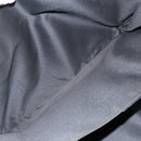 GUCCI GG Canvas Clutch Bag Black Silver 017 1502 Auth gh1125-11