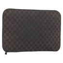 GUCCI GG Canvas Clutch Bag Black Silver 017 1502 Auth gh1125-1
