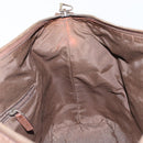 GUCCI GG Canvas Hand Bag Beige Gold 92734 Auth gh1128-19