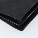 GUCCI GG Canvas Shoulder Bag Black Silver 001 3815 Auth gh1129-16