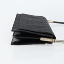 GUCCI GG Canvas Shoulder Bag Black Silver 001 3815 Auth gh1129-3