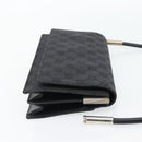 GUCCI GG Canvas Umhängetasche Schwarz Silber 001 3815 Auth gh1129-4