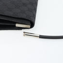 GUCCI GG Canvas Umhängetasche Schwarz Silber 001 3815 Auth gh1129-8
