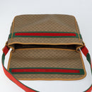 GUCCI Micro GG Supreme Web Sherry Line Bag PVC Beige 019 39 0151 Auth gh1131-18