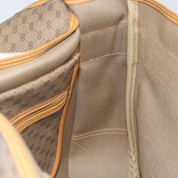 GUCCI Micro GG Supreme Web Sherry Line Bag PVC Beige 019 39 0151 Auth gh1131