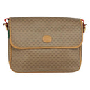 GUCCI Micro GG Supreme Web Sherry Line Bag PVC Beige 019 39 0151 Auth gh1131-13