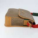GUCCI Micro GG Supreme Web Sherry Line Bag PVC Beige 019 39 0151 Auth gh1131-3