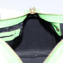 GUCCI GG Supreme Sherry Line Boston Bag PVC White Gold Green 190257 Auth gh1133-19
