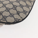 GUCCI GG Supreme Shoulder Bag PVC Leather Navy Gold 904 02 020 Auth gh1135-14
