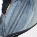 GUCCI GG Supreme Shoulder Bag PVC Leather Navy Gold 904 02 020 Auth gh1135-11