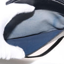 GUCCI GG Supreme Shoulder Bag PVC Leather Navy Gold 904 02 020 Auth gh1135-22