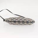 GUCCI GG Supreme Shoulder Bag PVC Leather Navy Gold 904 02 020 Auth gh1135-5