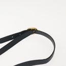 GUCCI GG Supreme Sherry Line Shoulder Bag PVC Navy Gold 119 02 087 Auth gh1136-8