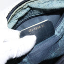 GUCCI GG Supreme Sherry Line Hand Bag PVC Navy Gold 012 3842 58 Auth gh1137-12