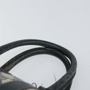 GUCCI GG Supreme Sherry Line Hand Bag PVC Navy Gold 012 3842 58 Auth gh1137-14