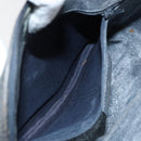 GUCCI GG Supreme Sherry Line Hand Bag PVC Navy Gold 010 378 Auth gh1138-20