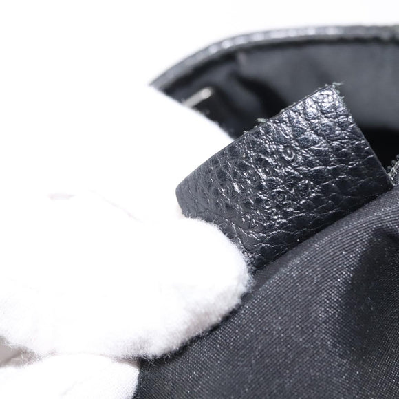 GUCCI GG Canvas Abbey Tote Bag Outlet Black Silver 268639 Auth gh1141