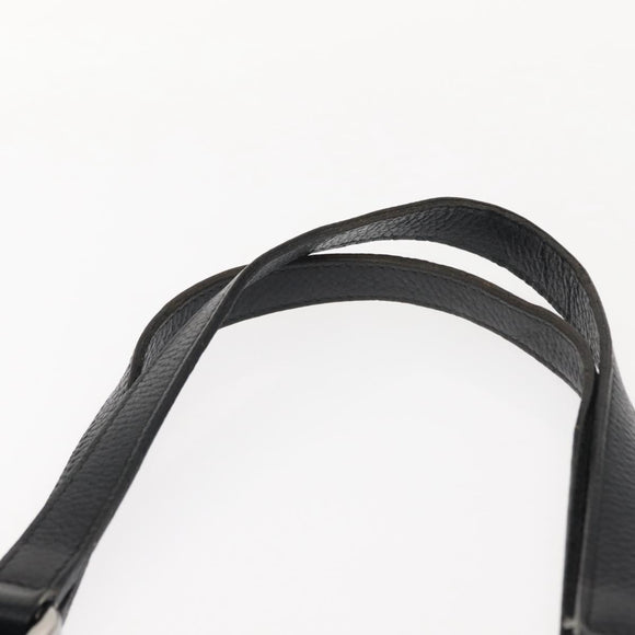 GUCCI GG Canvas Abbey Tote Bag Outlet Black Silver 268639 Auth gh1141