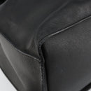 GUCCI Shoulder Bag Leather Black Gold Auth gh1143-15