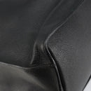 GUCCI Shoulder Bag Leather Black Gold Auth gh1143-17