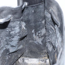 GUCCI Shoulder Bag Leather Black Gold Auth gh1143-20