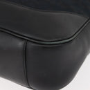GUCCI GG Canvas Bamboo Shoulder Bag 2way Black Silver 001 4058 1705 Auth gh1144-16
