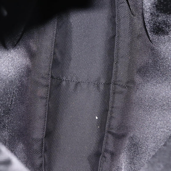 GUCCI GG Canvas Bamboo Shoulder Bag 2way Black Silver 001 4058 1705 Auth gh1144