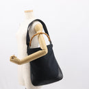 GUCCI GG Canvas Bamboo Shoulder Bag 2way Black Silver 001 4058 1705 Auth gh1144-22