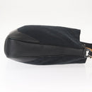 GUCCI GG Canvas Bamboo Shoulder Bag 2way Black Silver 001 4058 1705 Auth gh1144-3
