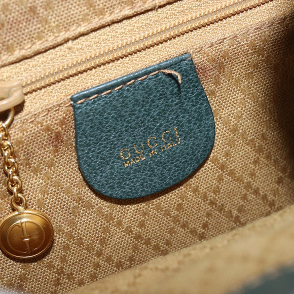 GUCCI Bamboo Backpack Suede Khaki Gold 003 58 0030 Auth gh1145