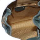 GUCCI Bamboo Backpack Suede Khaki Gold 003 58 0030 Auth gh1145-11