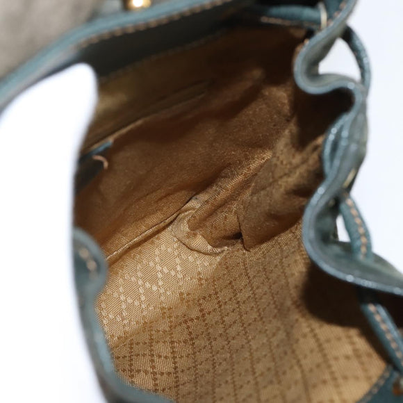 GUCCI Bamboo Backpack Suede Khaki Gold 003 58 0030 Auth gh1145