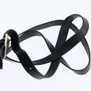 GUCCI Bamboo Backpack Leather Black Gold 003 2034 0030 Auth gh1146-15