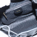 GUCCI Bamboo Backpack Leather Black Gold 003 2034 0030 Auth gh1146-11