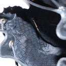 GUCCI Bamboo Backpack Leather Black Gold 003 2034 0030 Auth gh1146-21