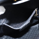 GUCCI Bamboo Backpack Leather Black Gold 003 2034 0030 Auth gh1146-22