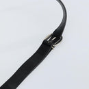 GUCCI Bamboo Bag Nylon Enamel 2way Black Silver 003 2058 0059 5 Auth gh1147-10