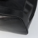 GUCCI Bamboo Bag Nylon Enamel 2way Black Silver 003 2058 0059 5 Auth gh1147-12