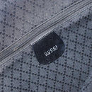 GUCCI Bamboo Bag Nylon Enamel 2way Black Silver 003 2058 0059 5 Auth gh1147-17