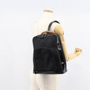 GUCCI Bamboo Bag Nylon Enamel 2way Black Silver 003 2058 0059 5 Auth gh1147-24