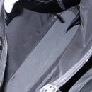 GUCCI Bamboo Hand Bag Nylon Black Silver 002 1010 Auth gh1148-10