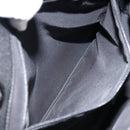 GUCCI Bamboo Hand Bag Nylon Black Silver 002 1010 Auth gh1148-20