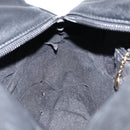 GUCCI Bamboo Hand Bag Leather Black Gold 000 3444 0580 Auth gh1149-20